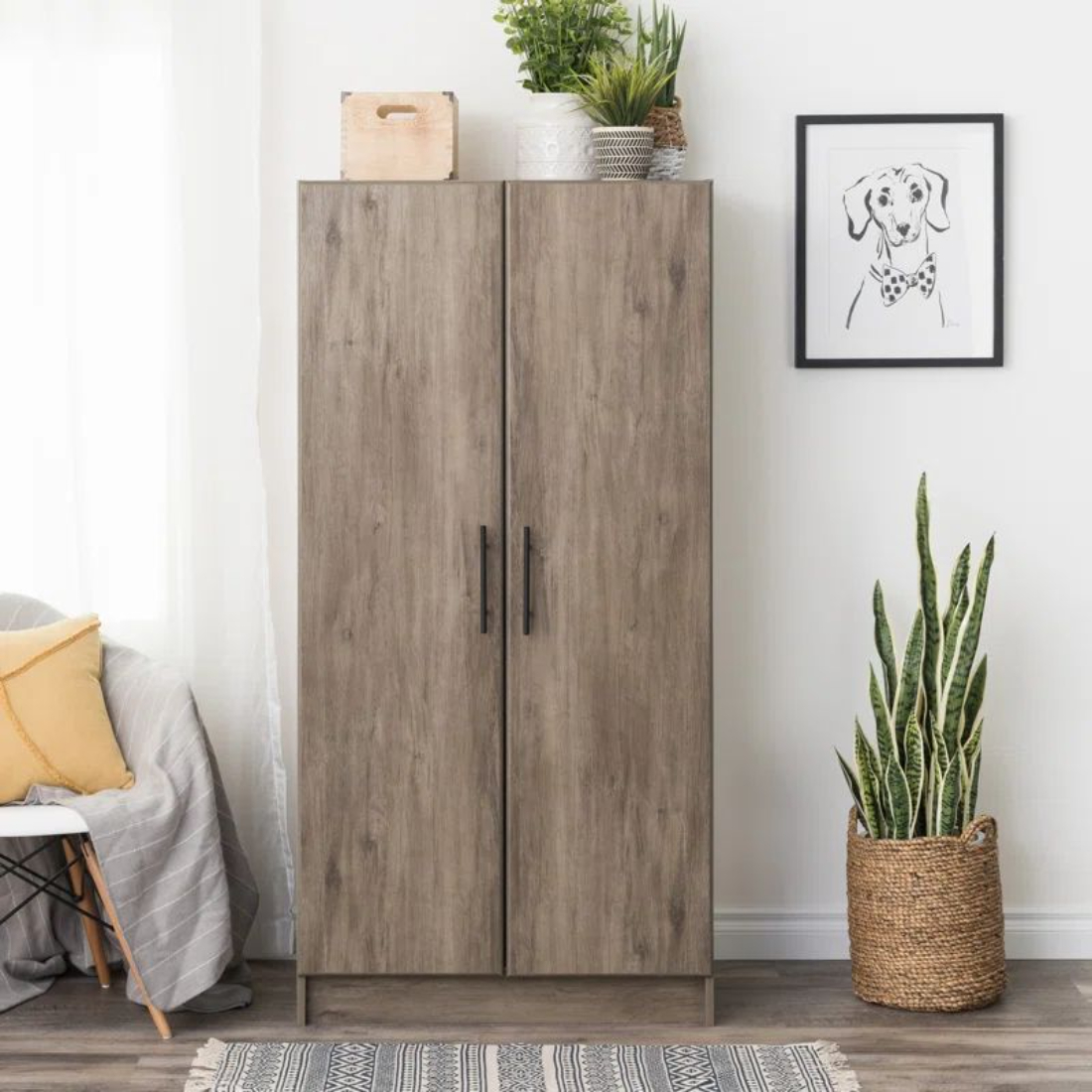 Primrose 2 Door Wardrobe Without Mirror - WR128